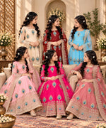 image, Girls Baby Pink Anarkali Dress with Dupatta