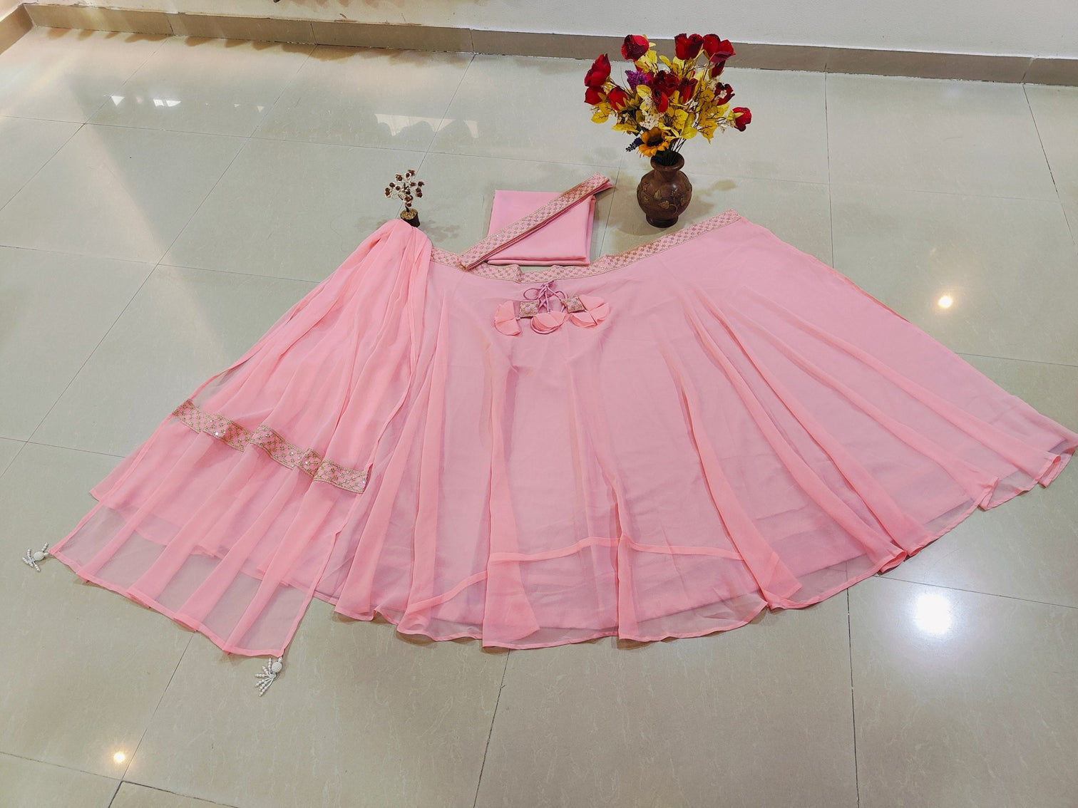 Pink Flair Designer Lehenga Choli