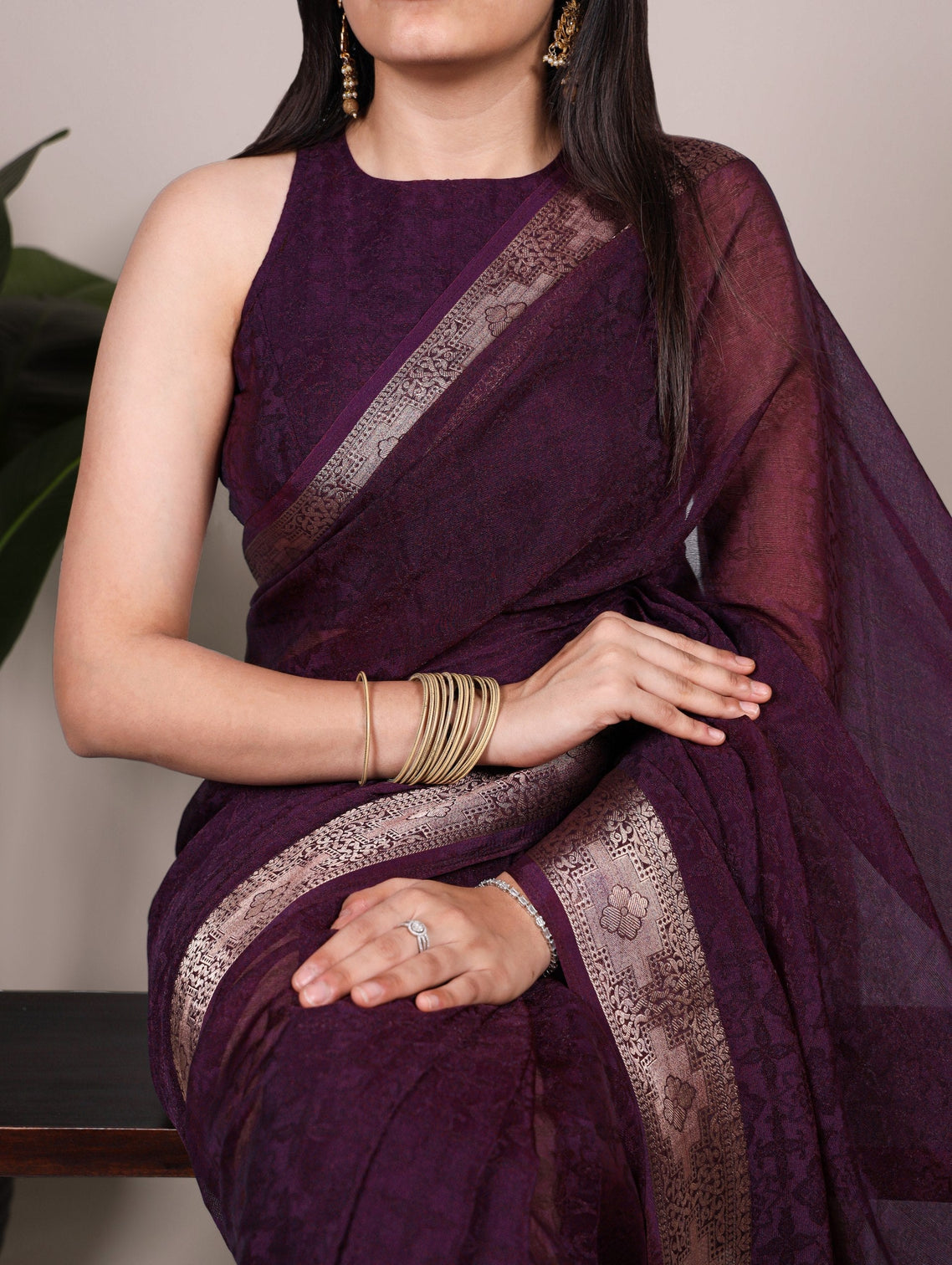 Poly Shimmer Zari Weaving Saree with Matching Unstitched Blouse Piece – Festive & Wedding Party Wear Saree for Women
