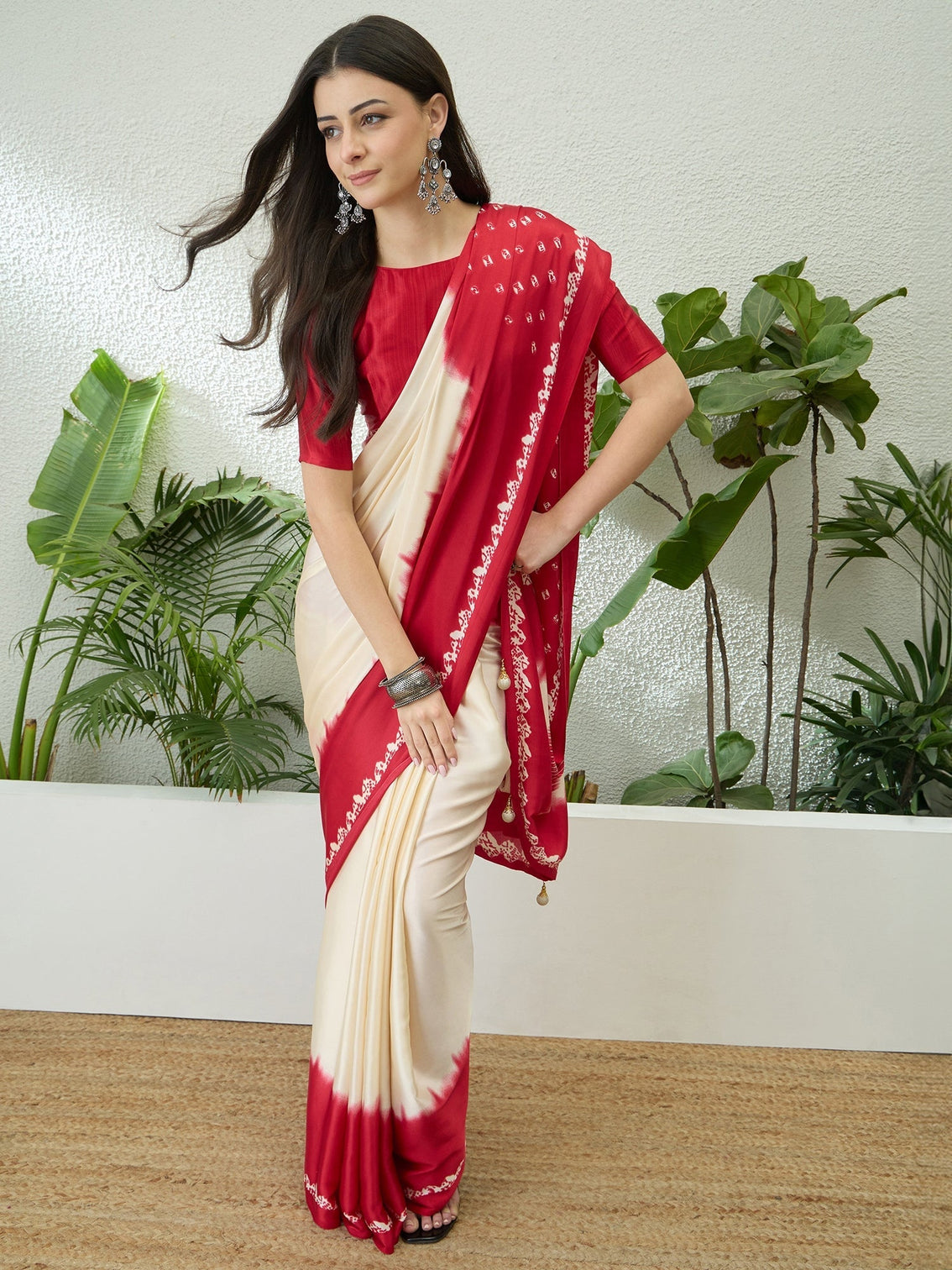 Pranika Graceful Semi Modal Saree for Ethnic Celebrations