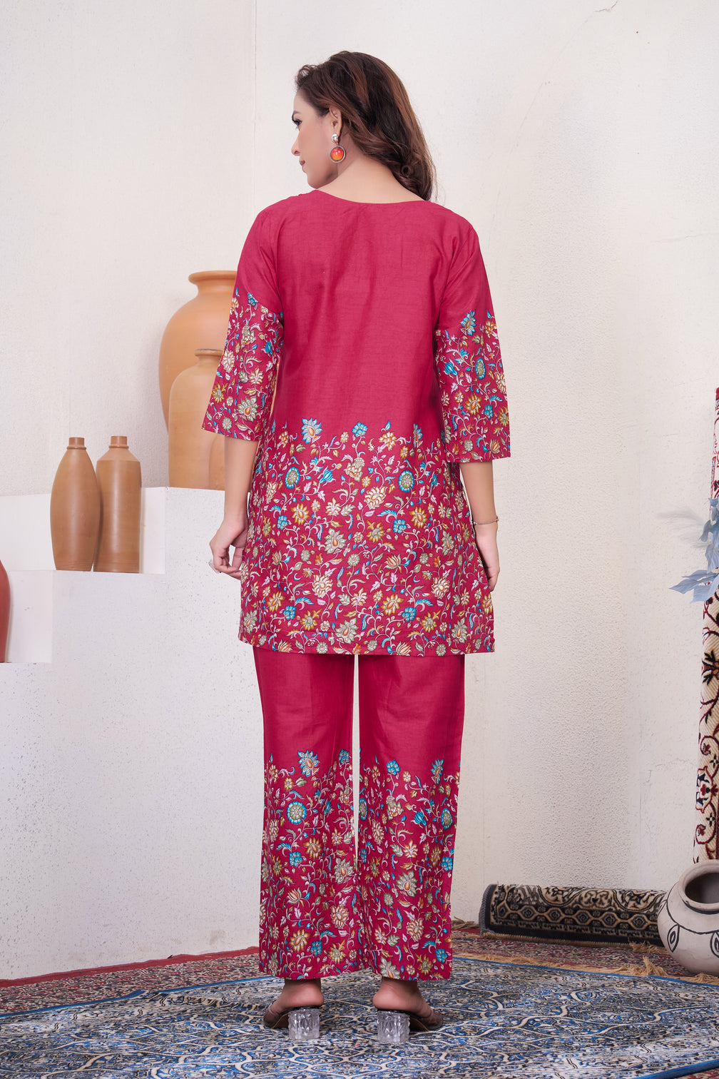 Pure Cotton Printed Co-ord Set for Women