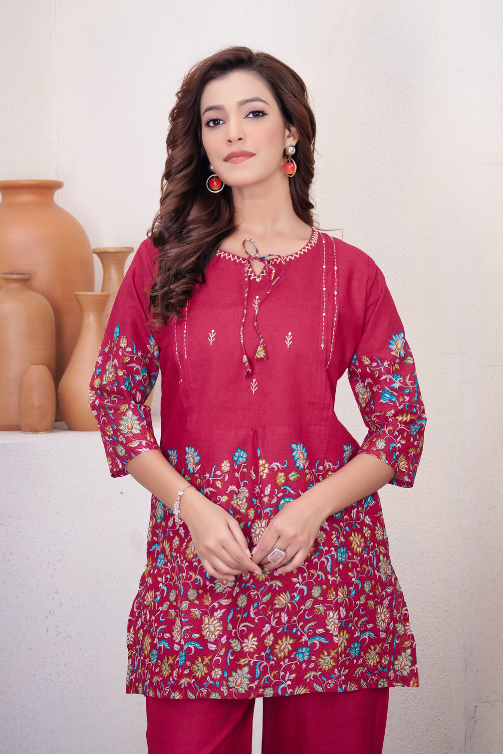 Pure Cotton Printed Co-ord Set for Women
