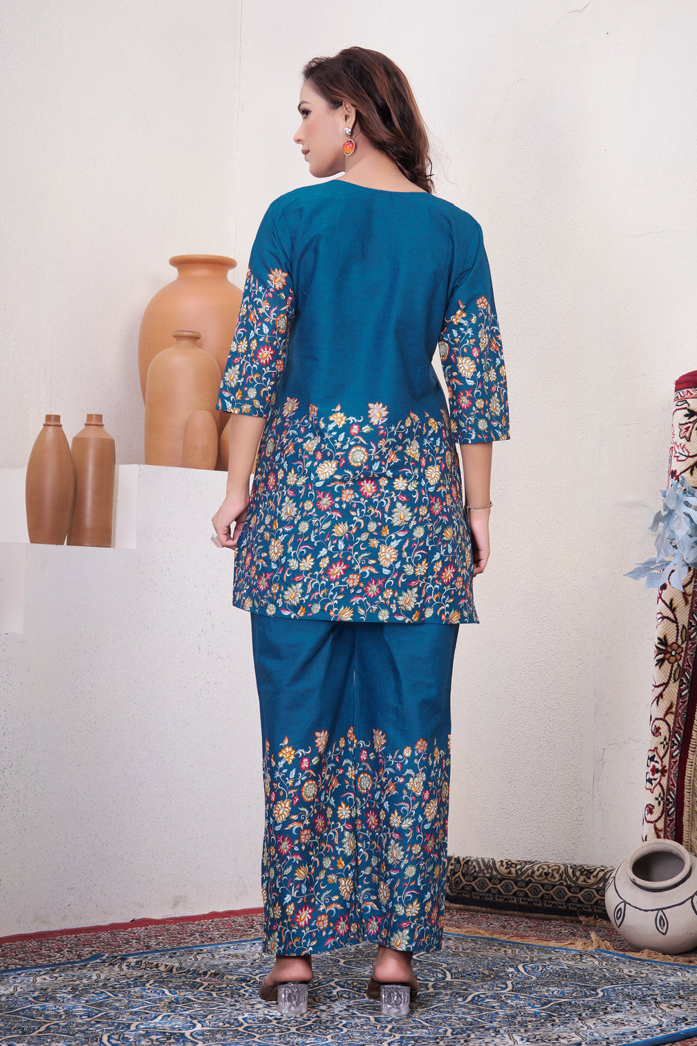 Pure Cotton Printed Co-ord Set for Women