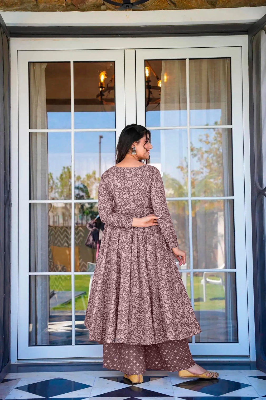 Pure Muslin Digital Print Kurti Pant Dupatta Set