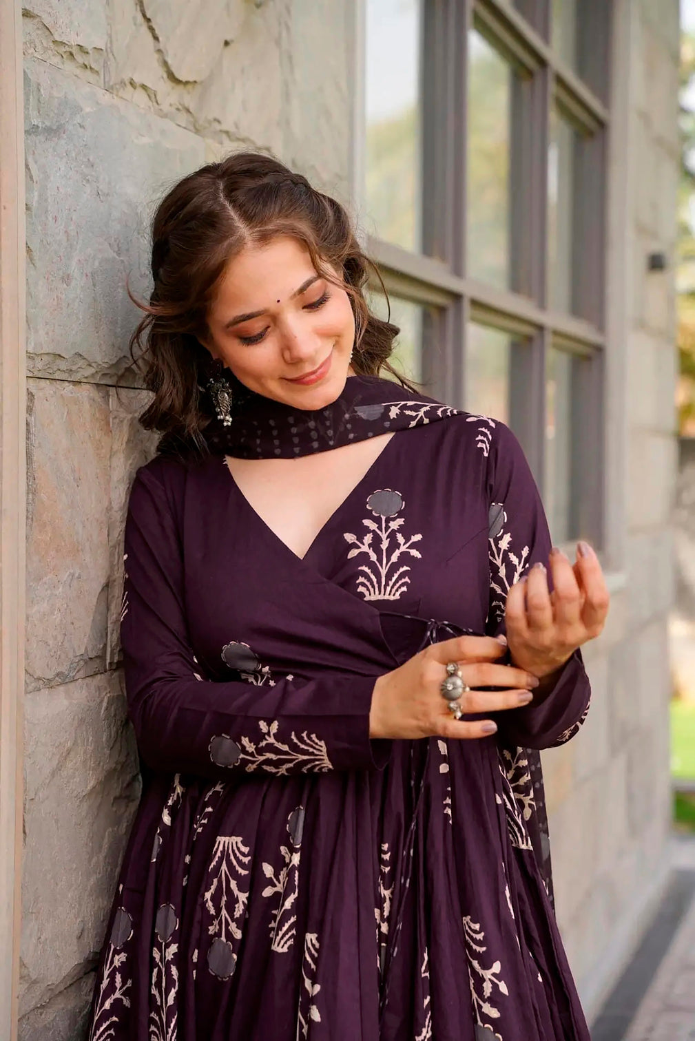 Pure Muslin Digital Print Kurti Pant Dupatta Set