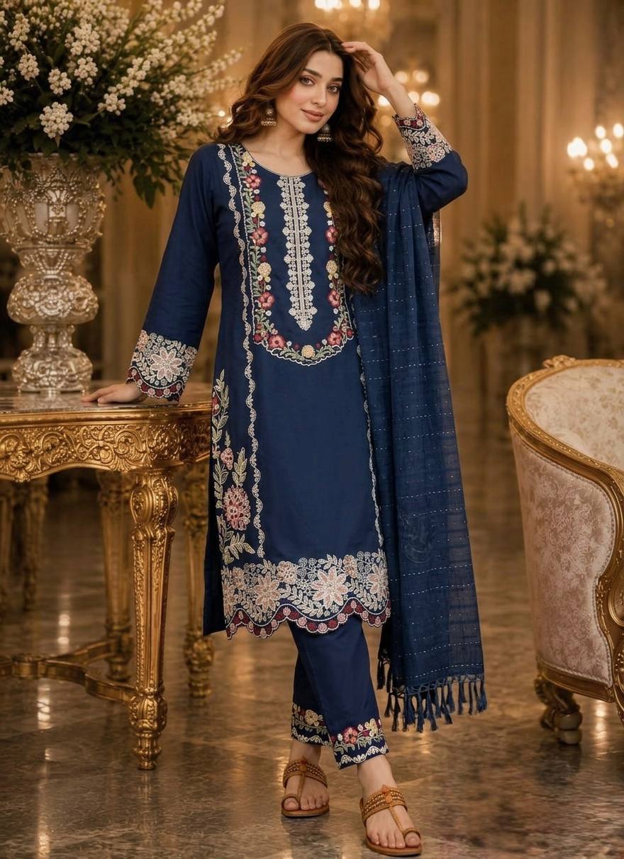 Pure Satin Rayon Kurta Pant Set