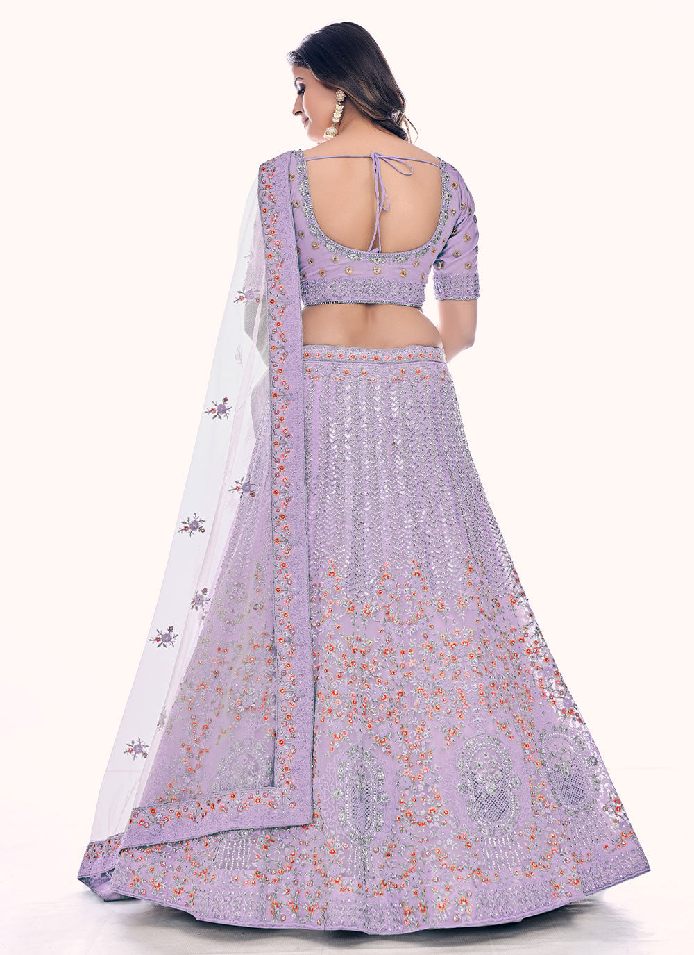 Trendy Lehenga Choli In Purple Color