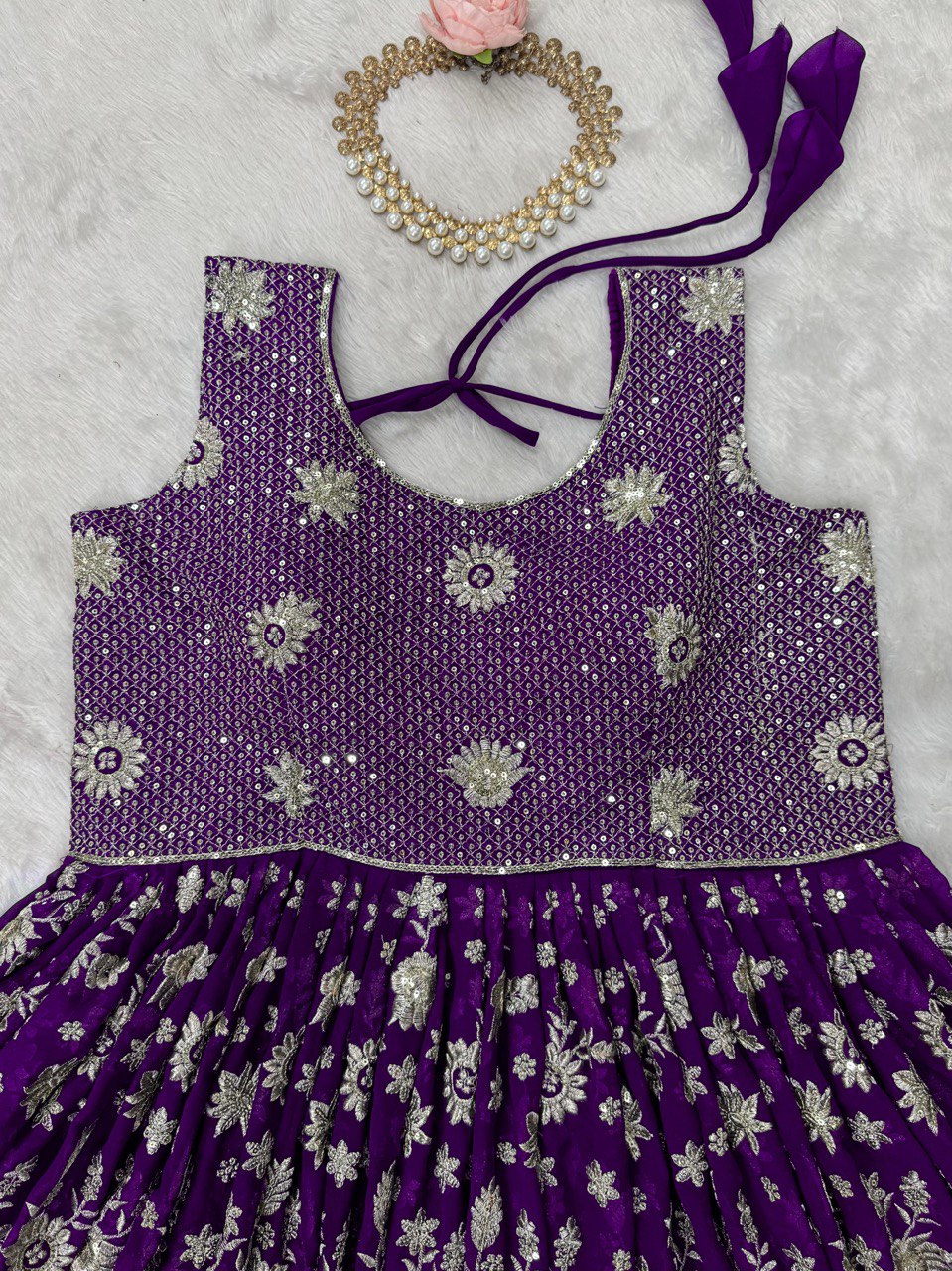 Purple Eid Special Elegant Sharara Set