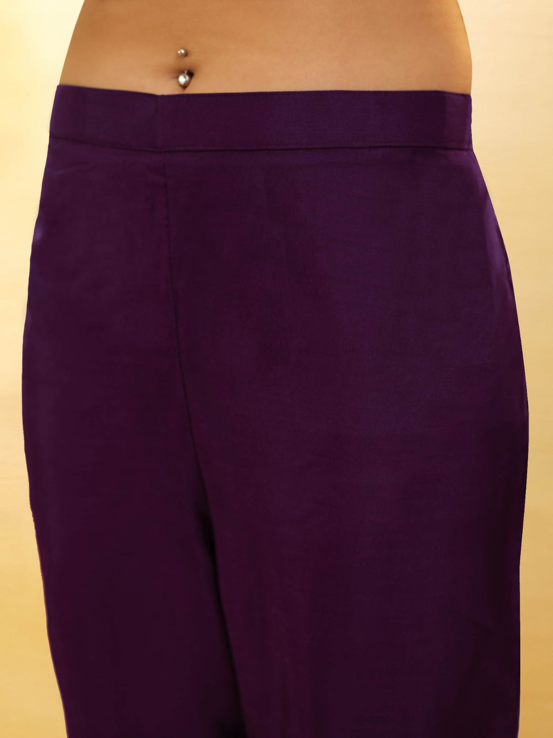 Purple Organza Dress with Intricate Embroidery – Ready to Wear