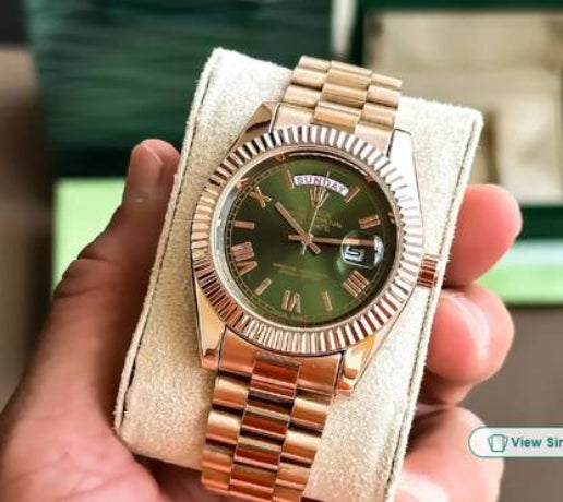Varsha Impossible Screen Guard for Golden Stainless Steel Rolex watch - Copy (11)  (Pack of 2)