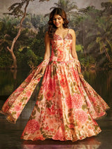 Handwork Corset Lehenga Set