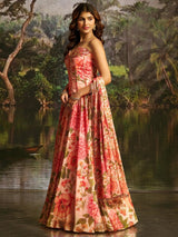 Handwork Corset Lehenga Set