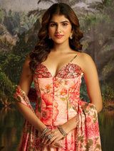 Handwork Corset Lehenga Set