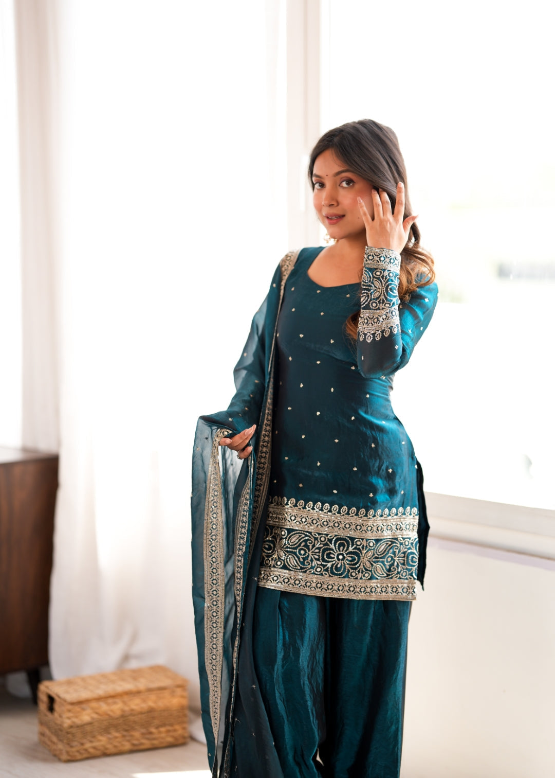 Rama Fendy Silk Farshi Suit Set