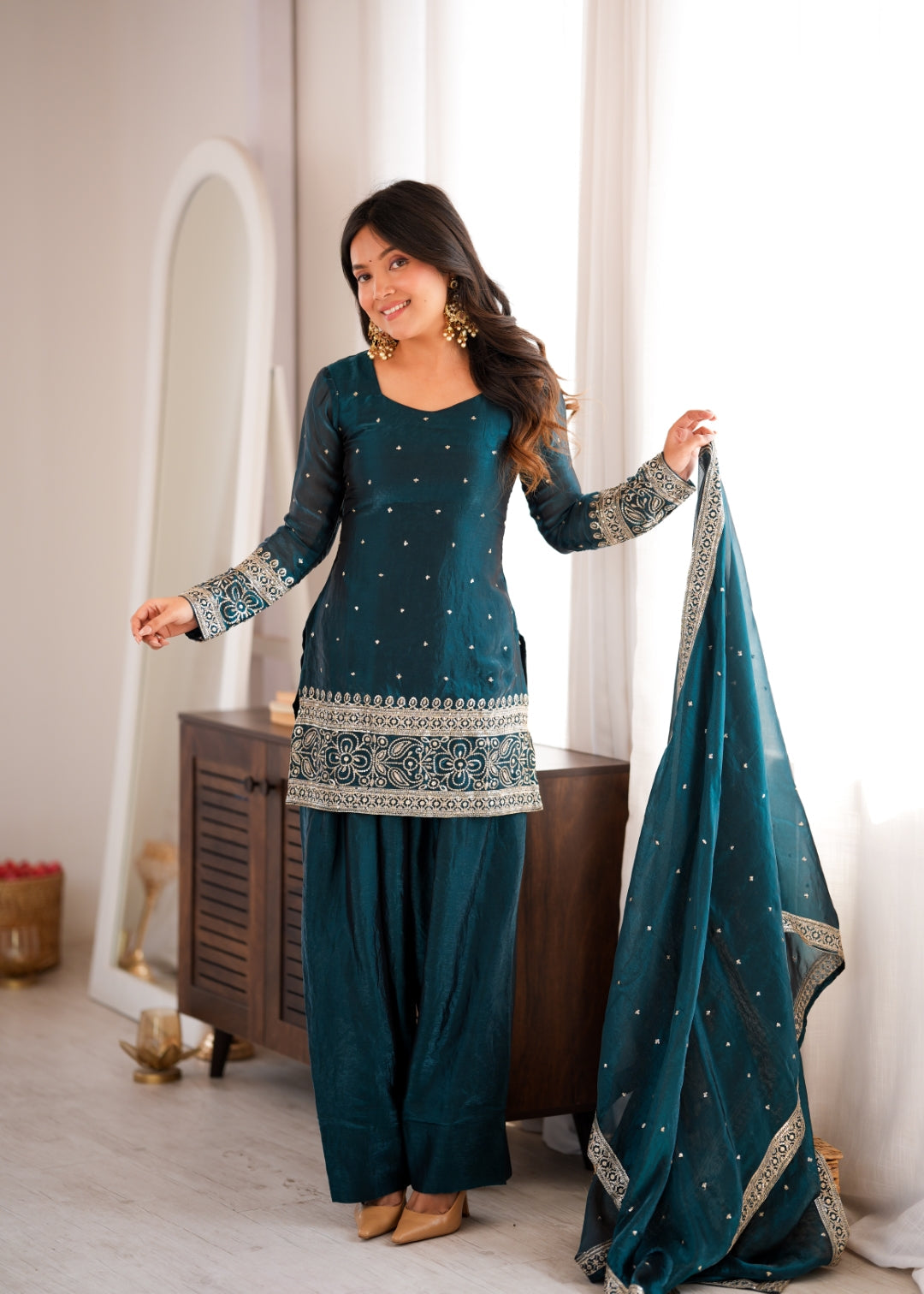 Rama Fendy Silk Farshi Suit Set