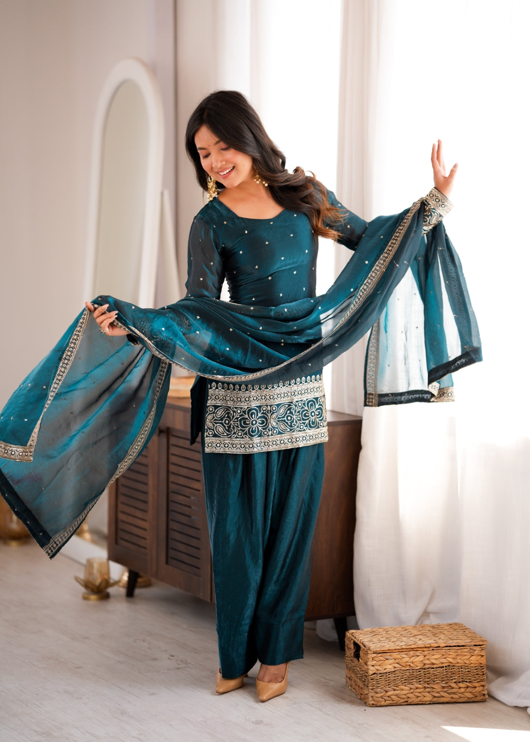 Rama Fendy Silk Farshi Suit Set