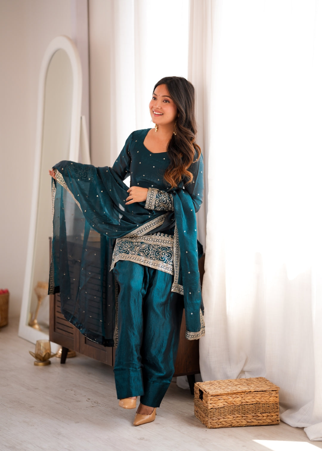 Rama Fendy Silk Farshi Suit Set