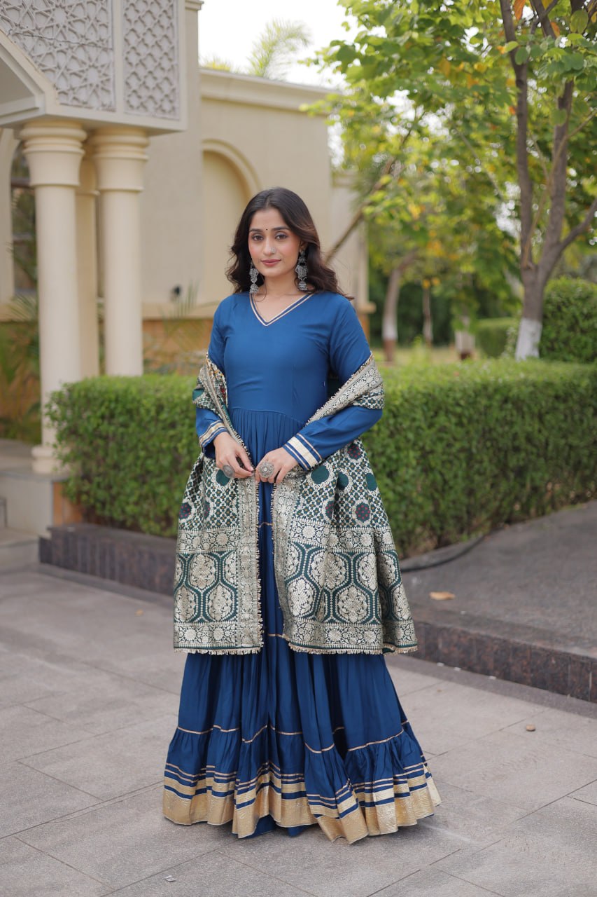 Rama Gota Patti Graceful Gown