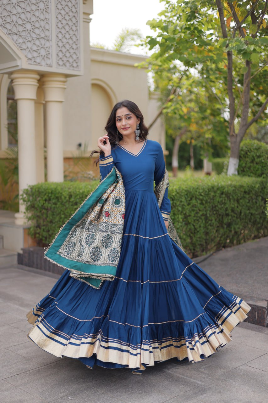 Rama Gota Patti Graceful Gown