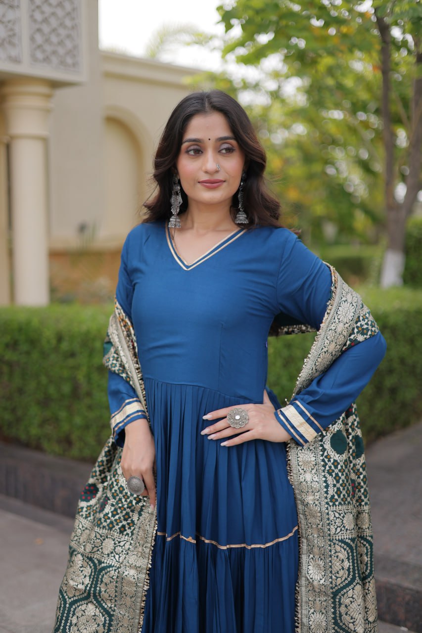 Rama Gota Patti Graceful Gown
