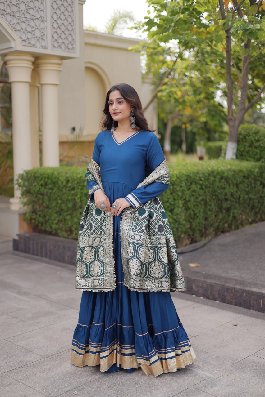 Rama Gota Patti Graceful Gown