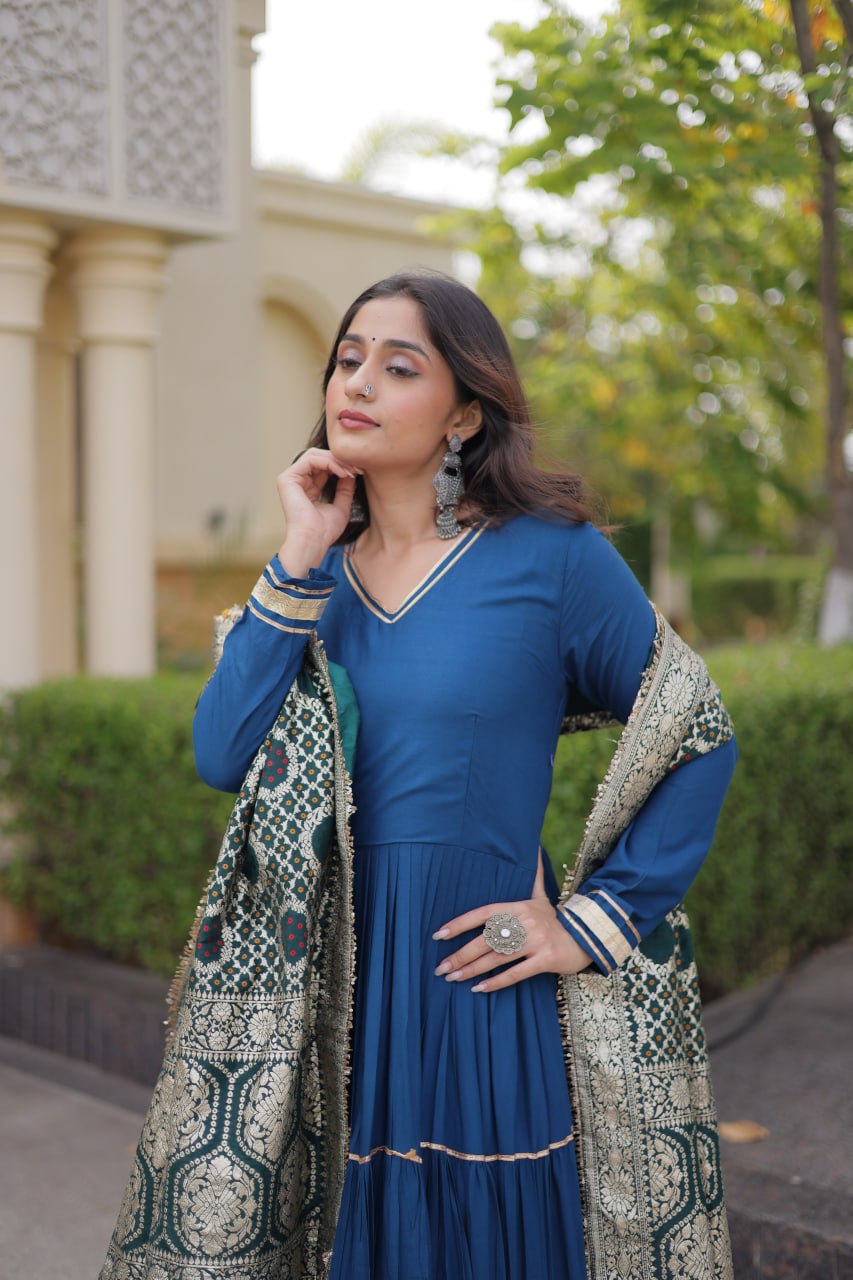 Rama Gota Patti Graceful Gown