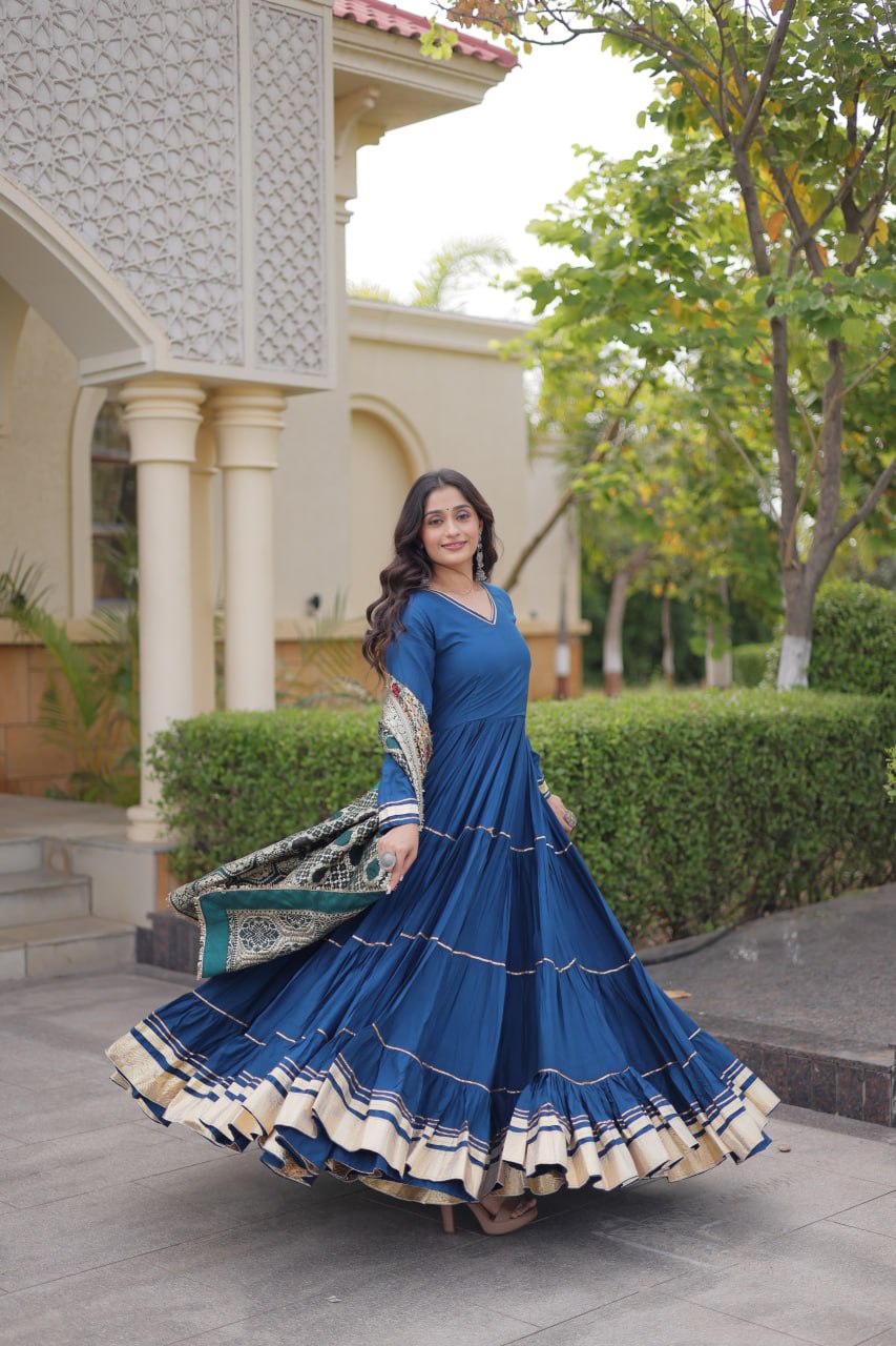 Rama Gota Patti Graceful Gown