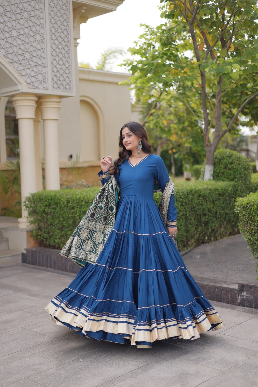 Rama Gota Patti Graceful Gown