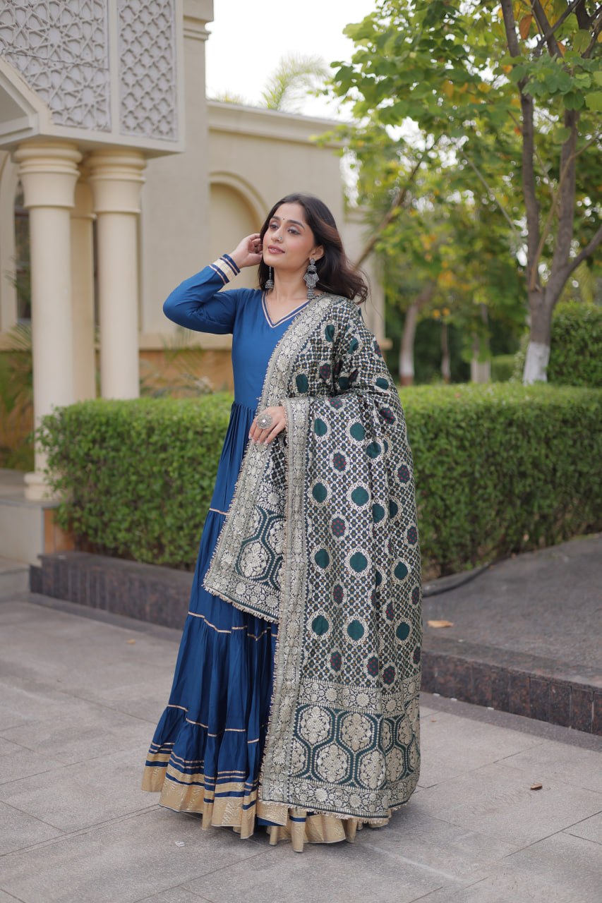 Rama Gota Patti Graceful Gown