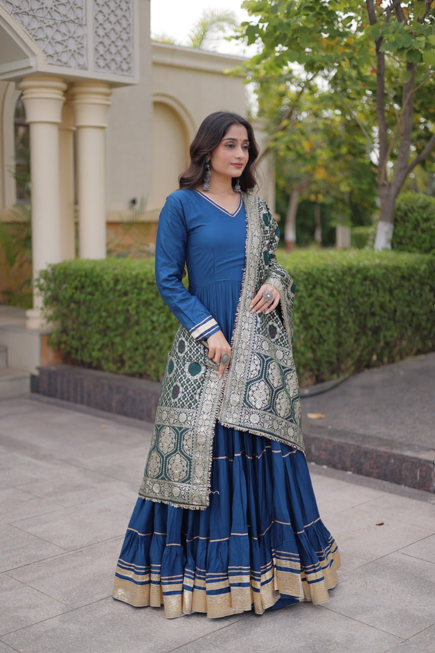 Rama Gota Patti Graceful Gown