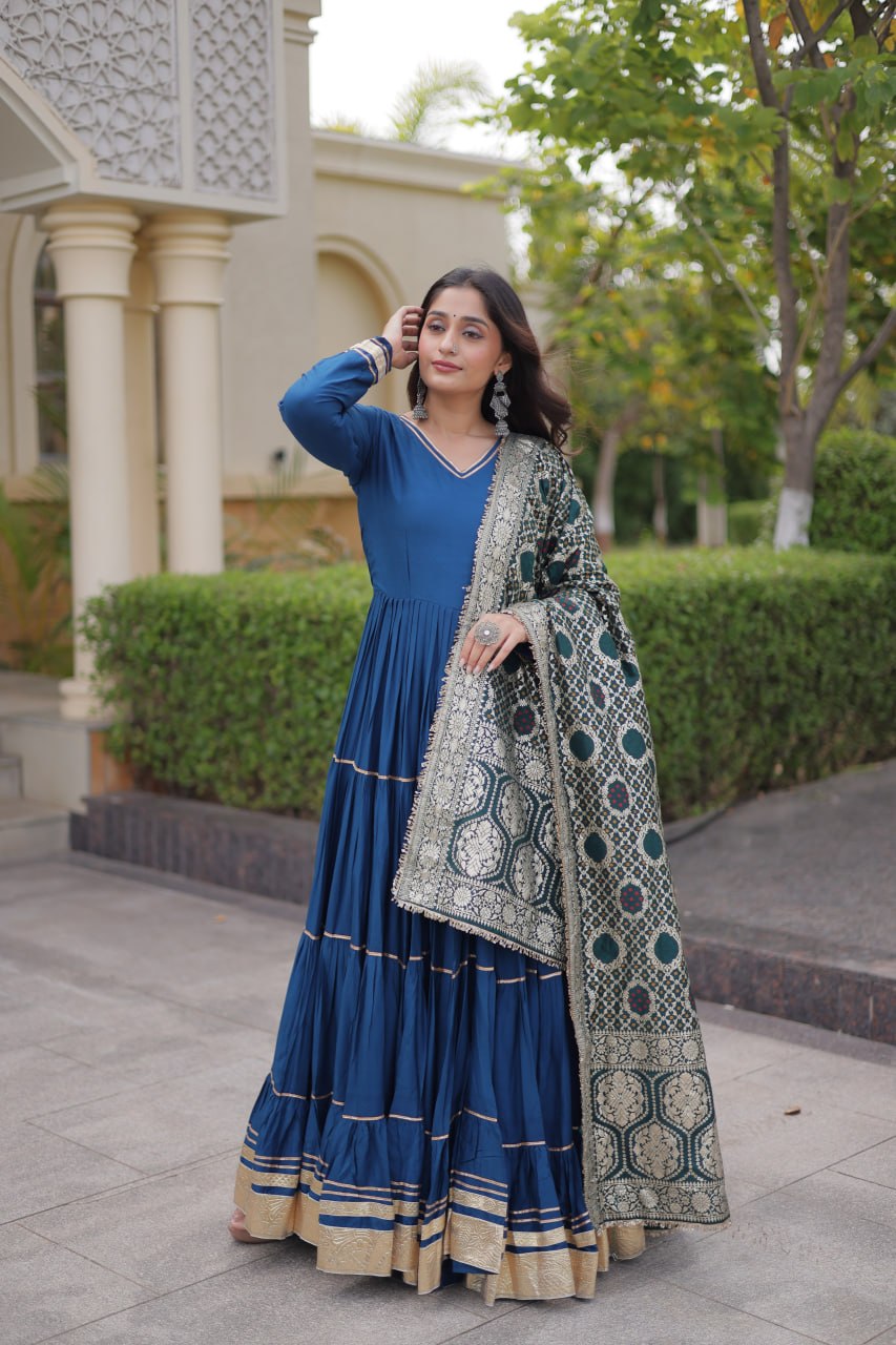 Rama Gota Patti Graceful Gown