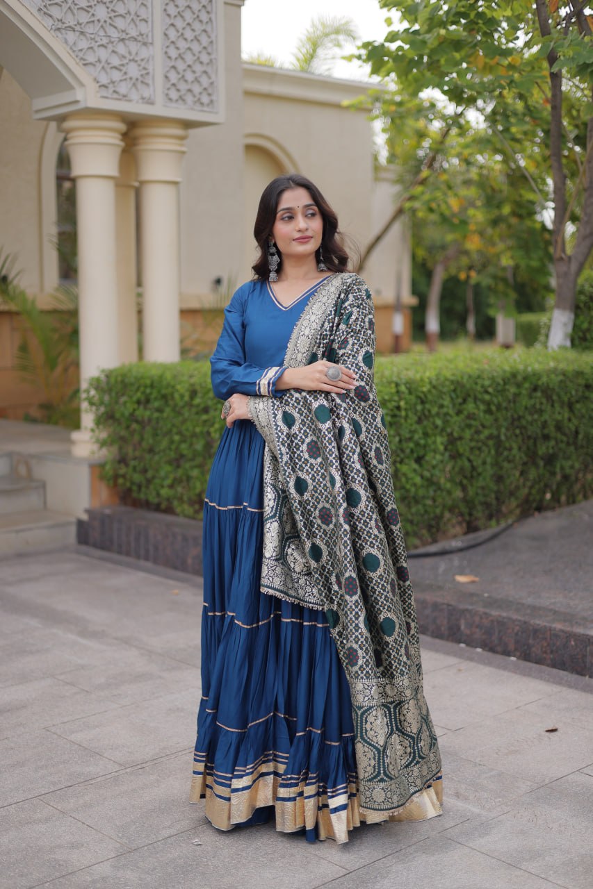Rama Gota Patti Graceful Gown