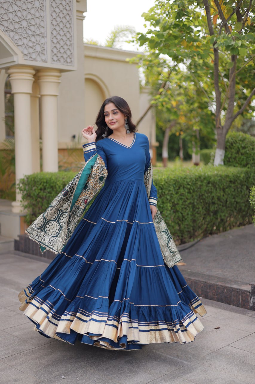 Rama Gota Patti Graceful Gown