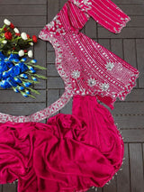 Rangoli Lehenga Choli with Embroidery Sequence Work For Special Occasions