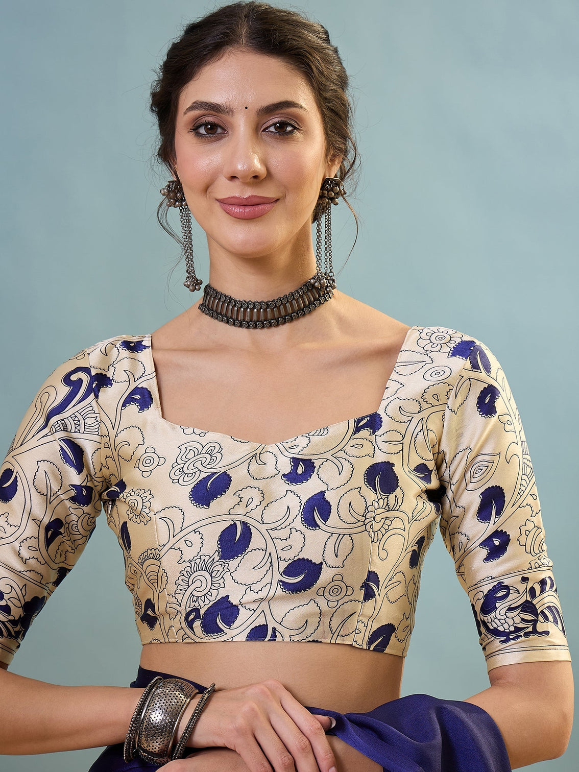 Riyana Classic Semi Modal Saree for Traditional Functions
