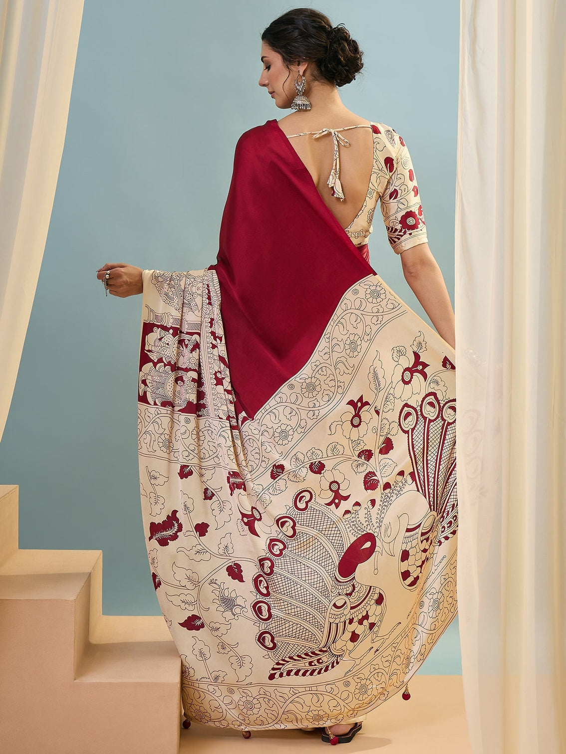 Riyana Classic Semi Modal Saree for Traditional Functions