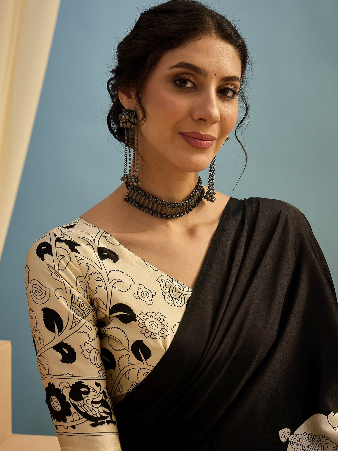 Riyana Classic Semi Modal Saree for Traditional Functions