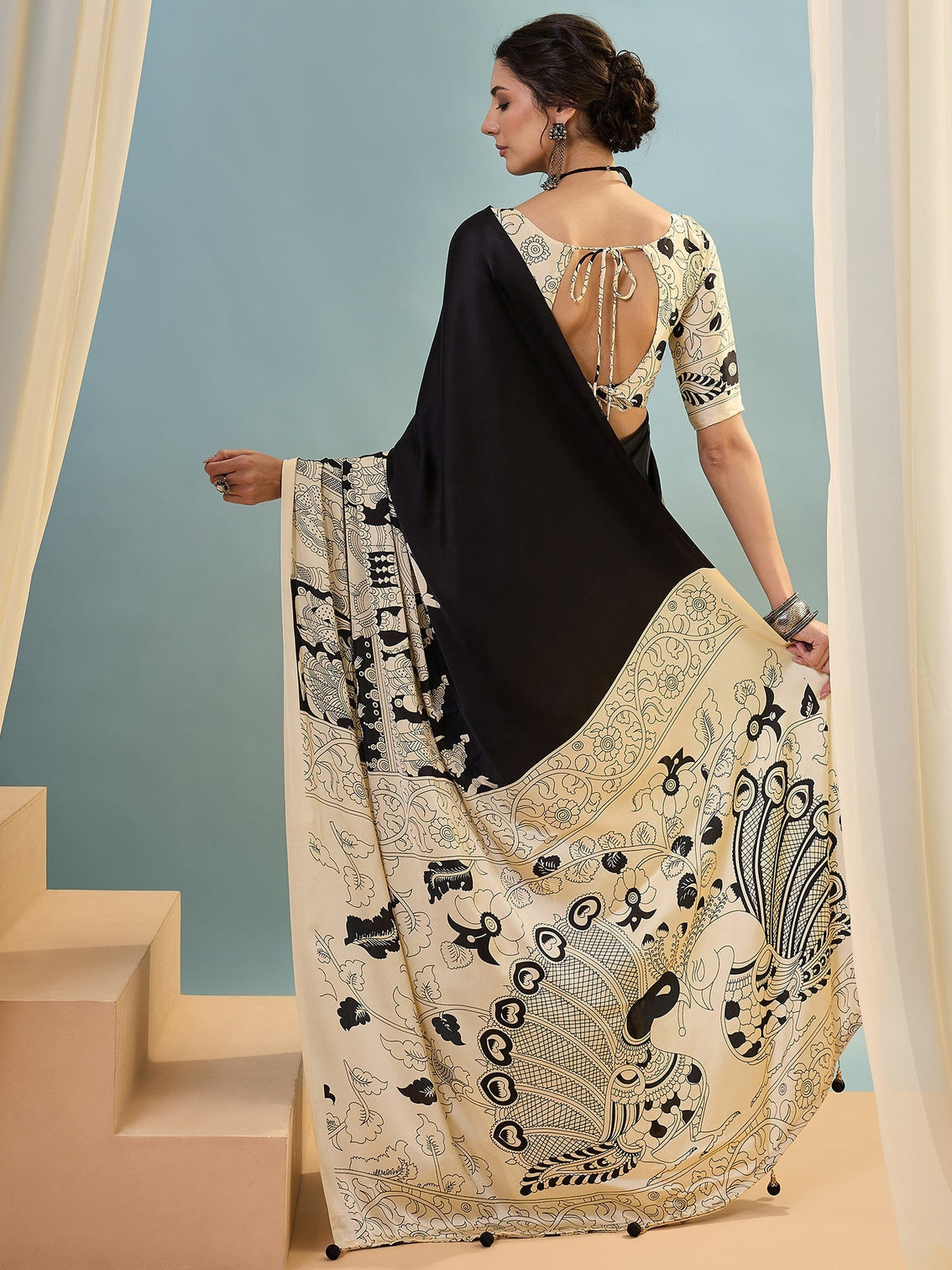 Riyana Classic Semi Modal Saree for Traditional Functions
