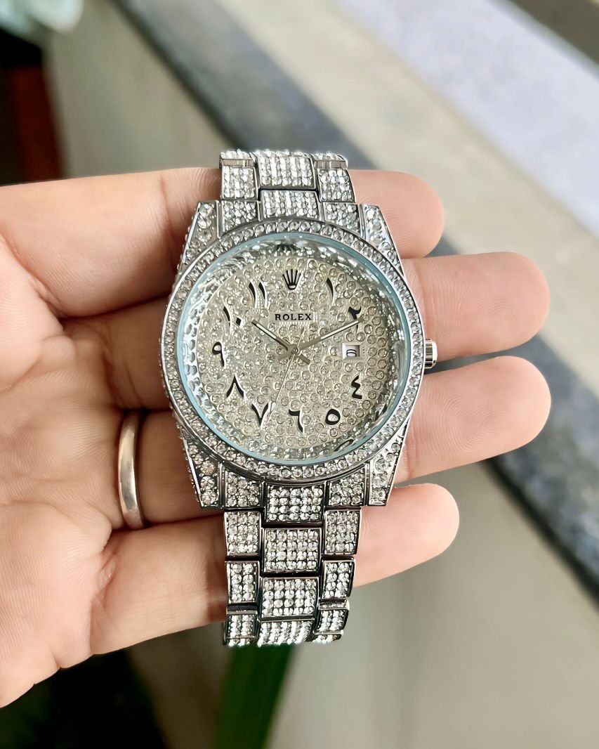 Rolex Silver Diamond