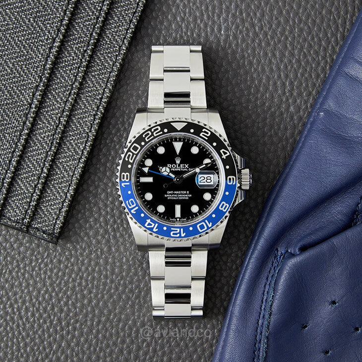 Rolex Gmt Master Ii Batman 126710Blnr-0003 40Mm Oyster Steel Black And Blue Ceramic Bezel Oyster Bracelet Men’S Watch