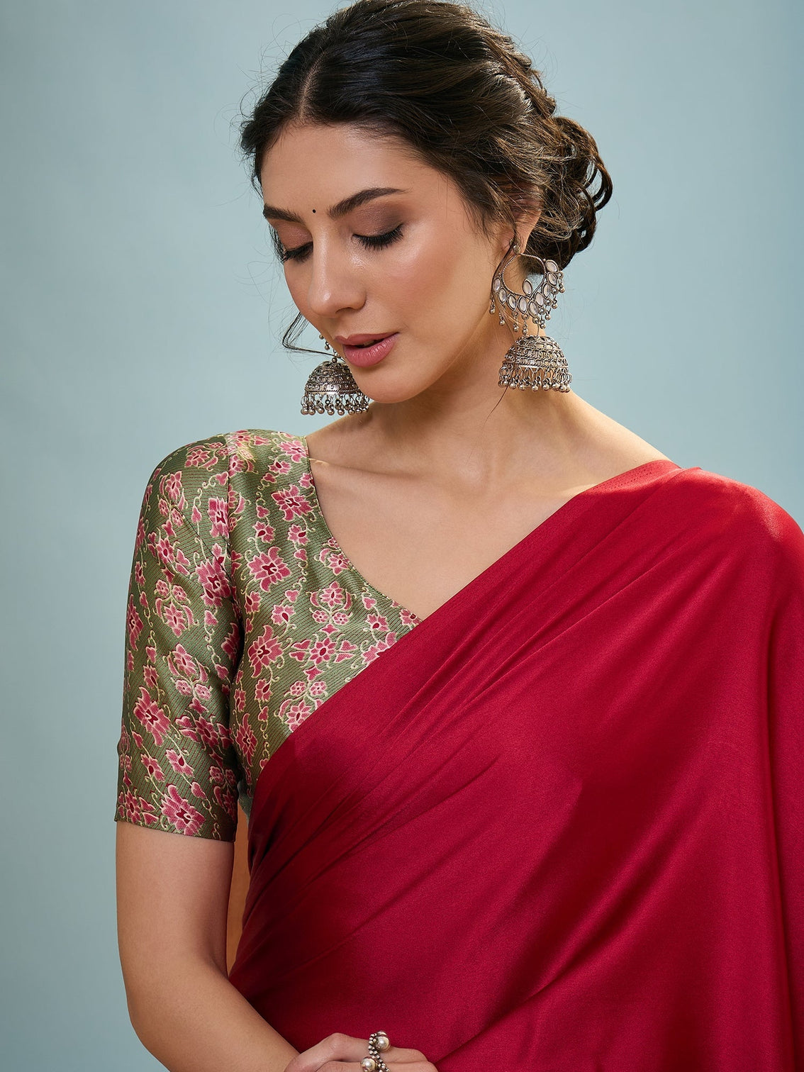 Saanvika Premium Semi Modal Saree for Festive Wear