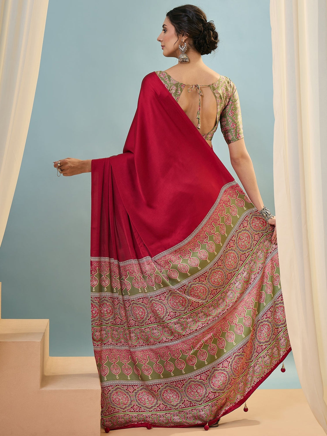 Saanvika Premium Semi Modal Saree for Festive Wear