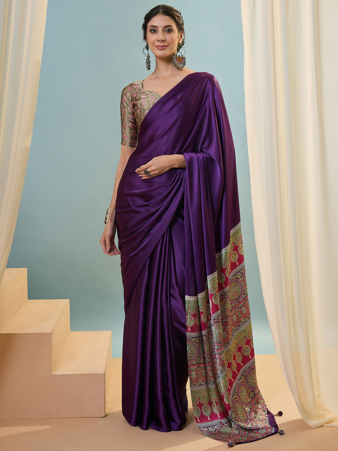 Saanvika Premium Semi Modal Saree for Festive Wear