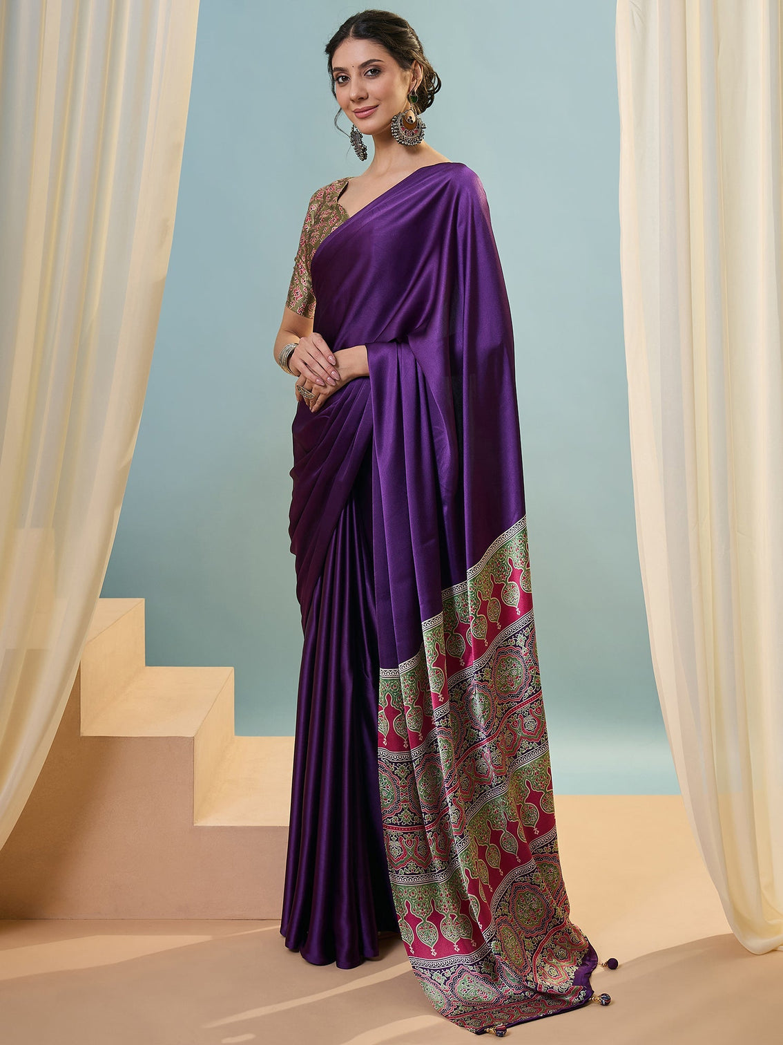 Saanvika Premium Semi Modal Saree for Festive Wear