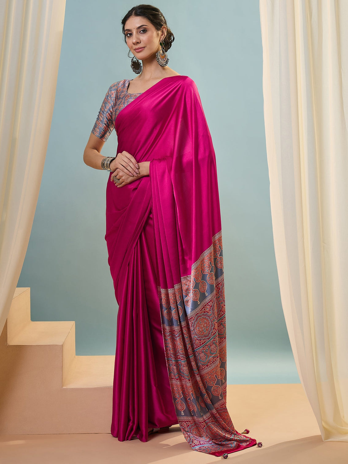 Saanvika Premium Semi Modal Saree for Festive Wear