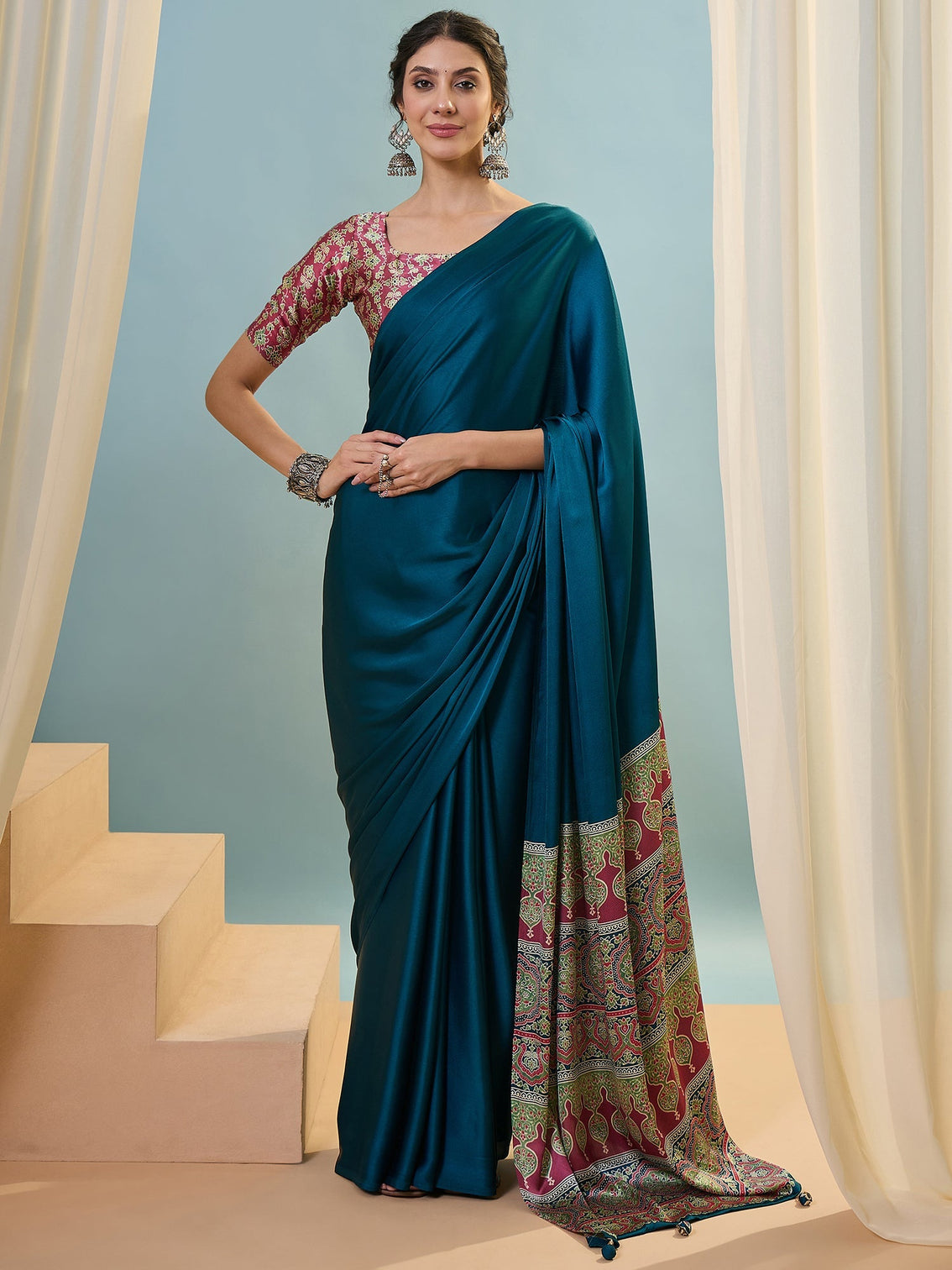 Saanvika Premium Semi Modal Saree for Festive Wear