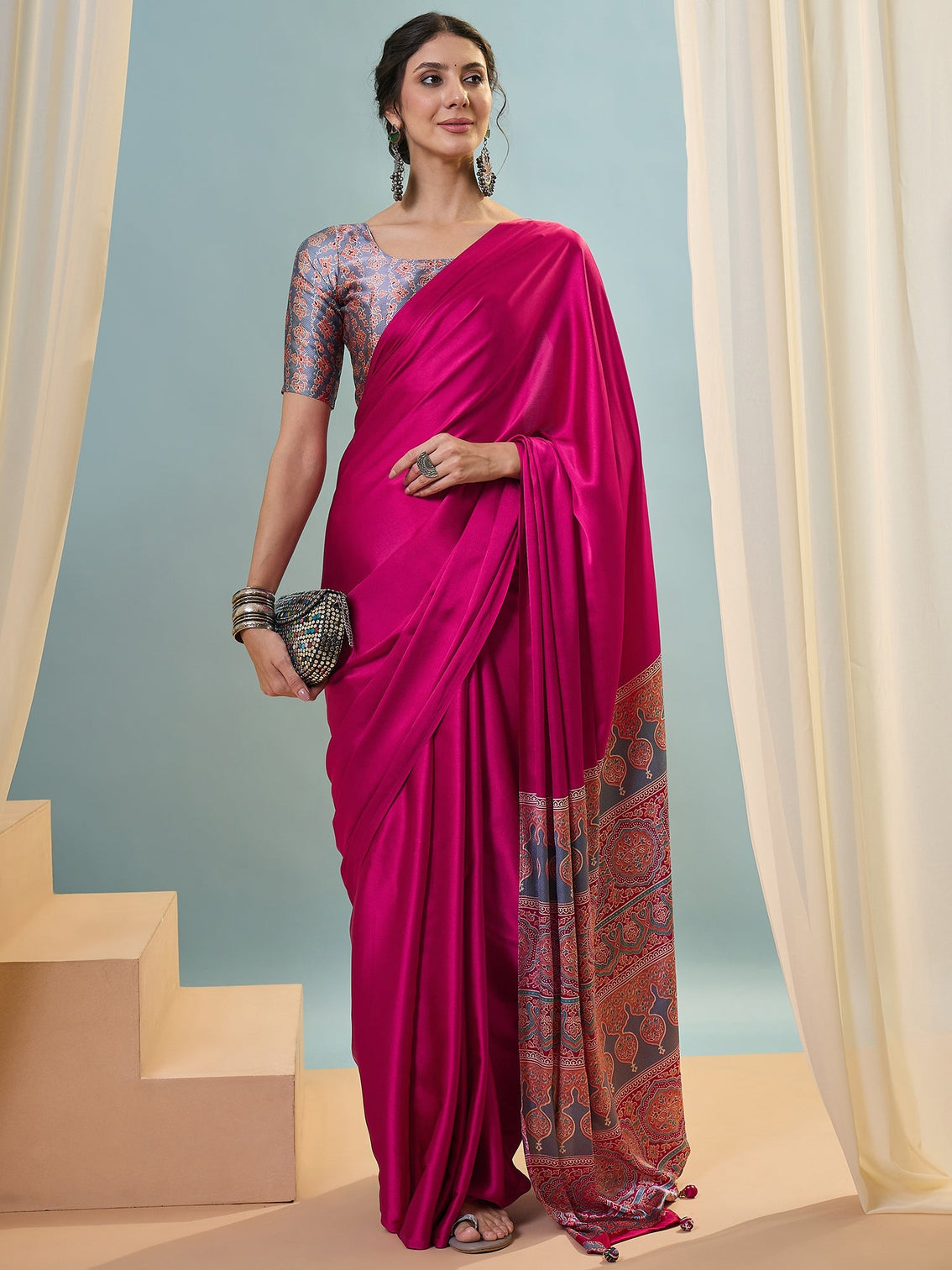 Saanvika Premium Semi Modal Saree for Festive Wear