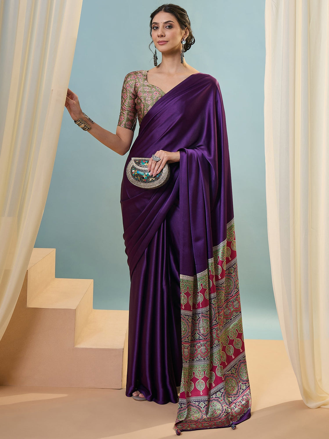 Saanvika Premium Semi Modal Saree for Festive Wear