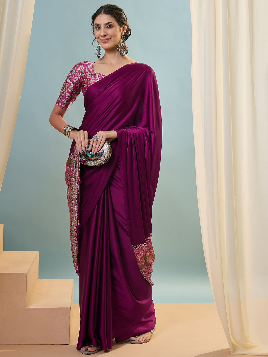 Saanvika Premium Semi Modal Saree for Festive Wear
