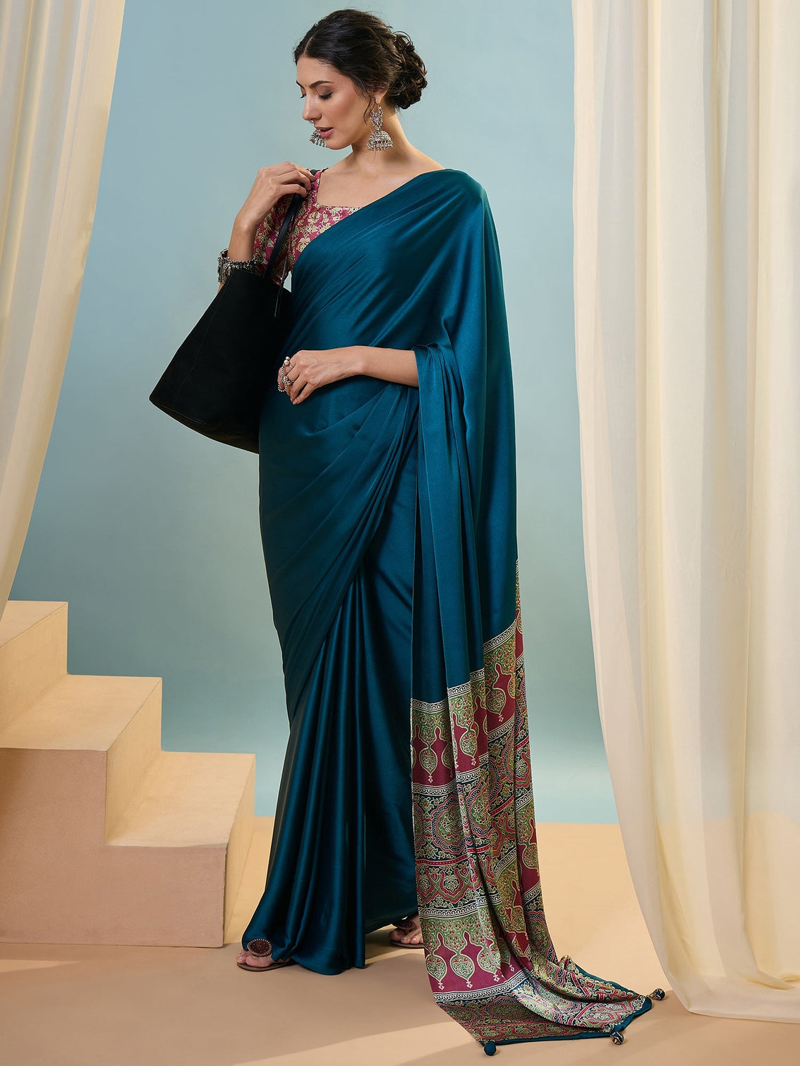 Saanvika Premium Semi Modal Saree for Festive Wear